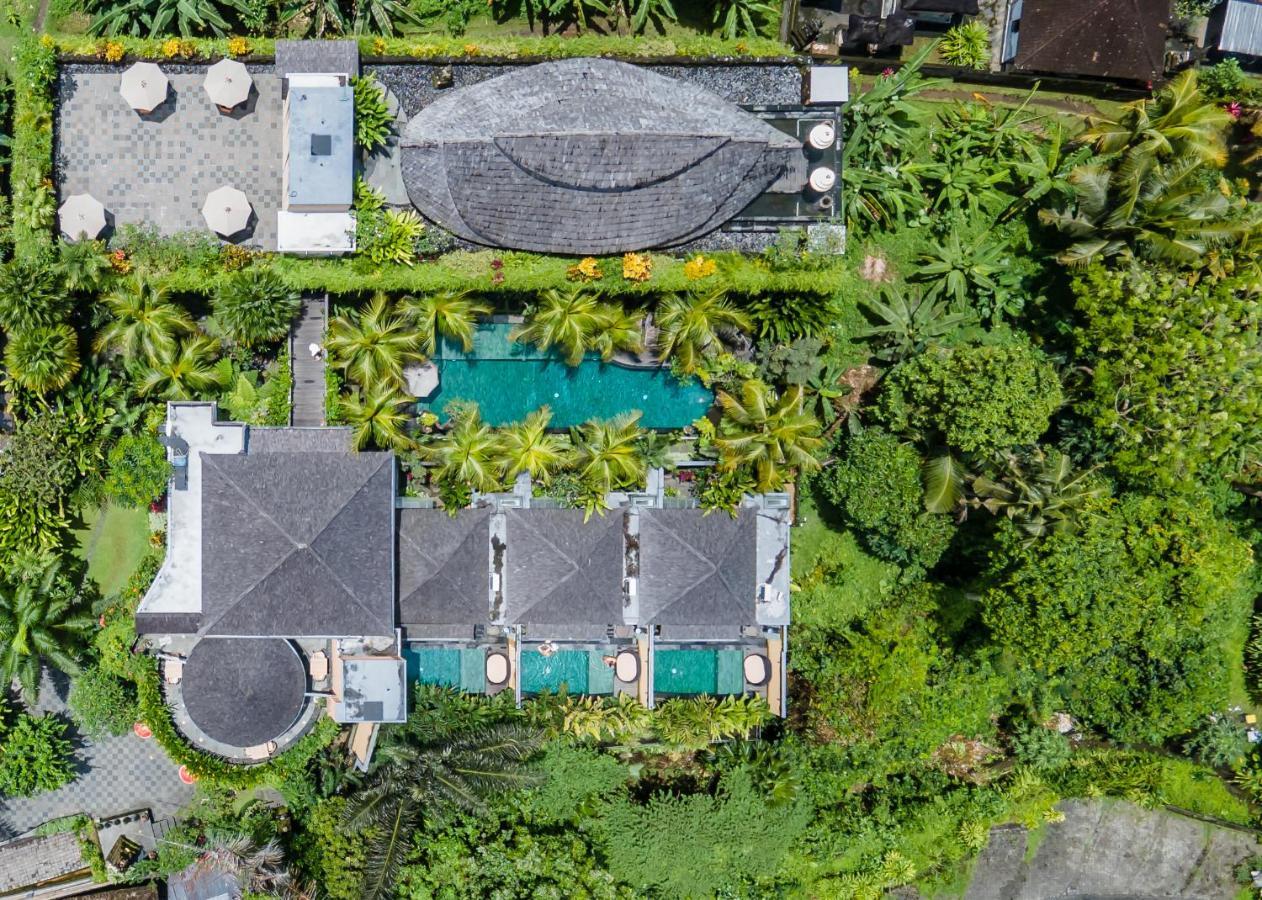 Weda Cita Resort And Spa By Mahaputra أوبود المظهر الخارجي الصورة Aerial view of the villa